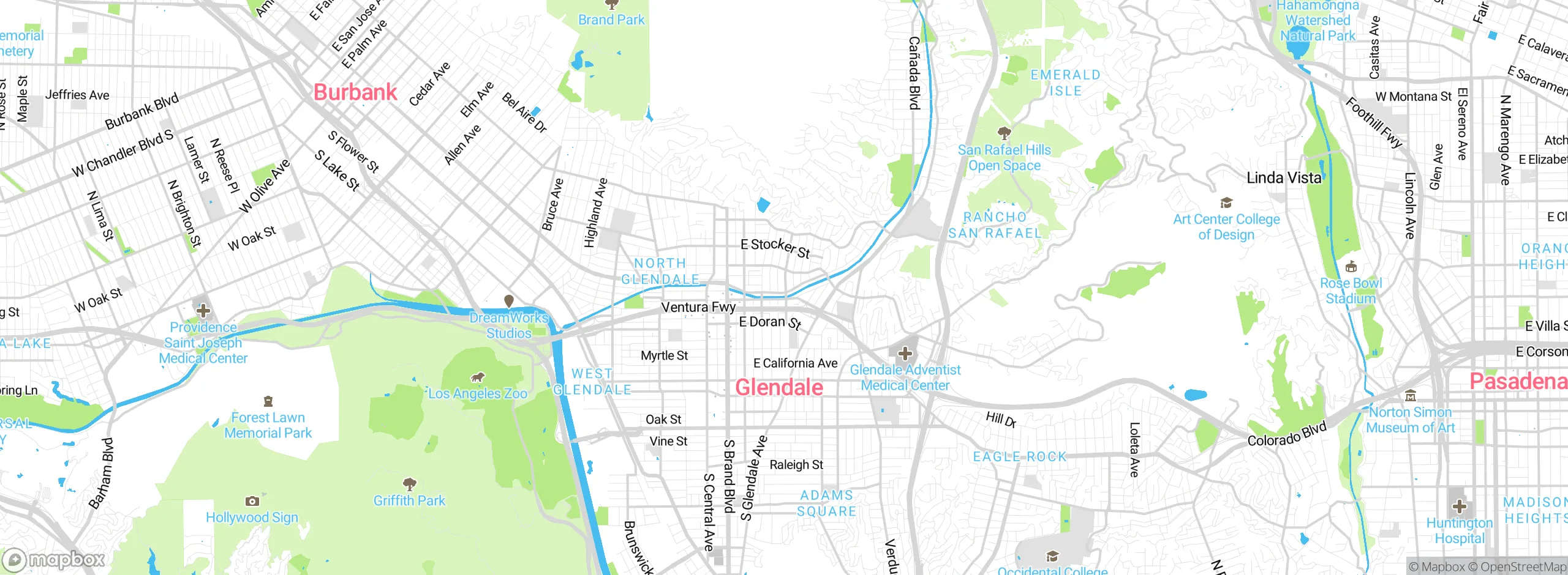 Map showing approximate location