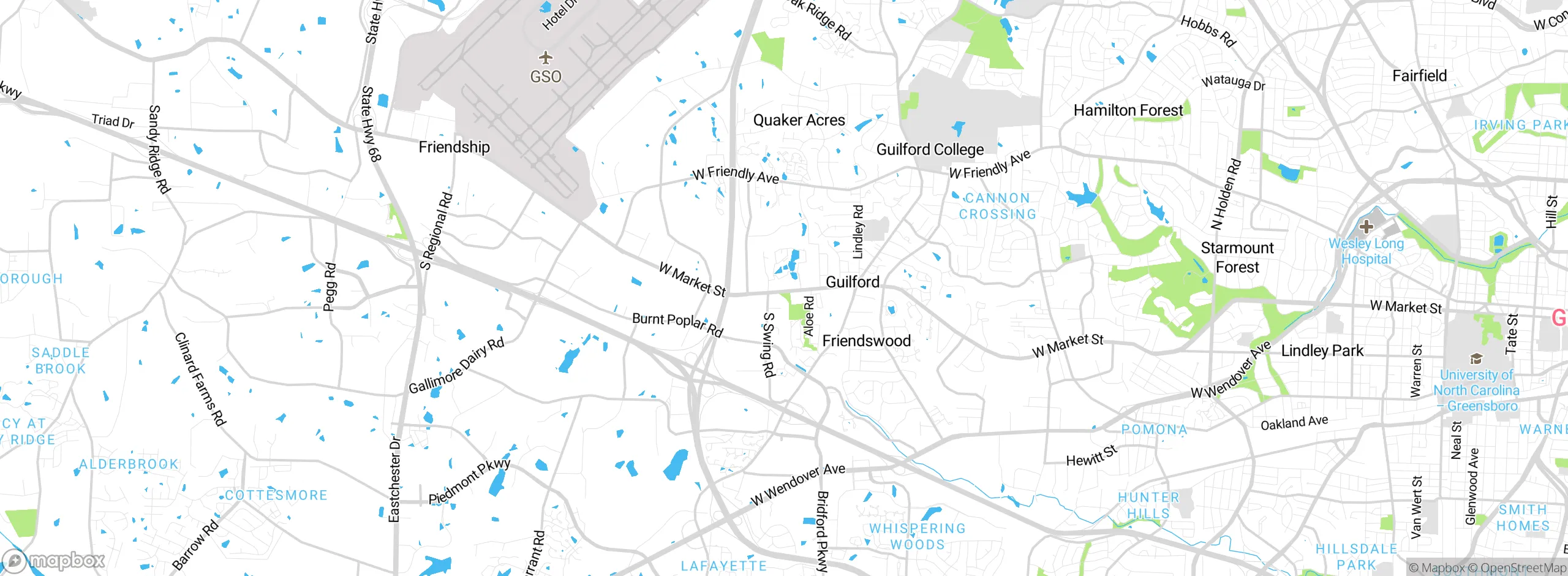 Map showing approximate location