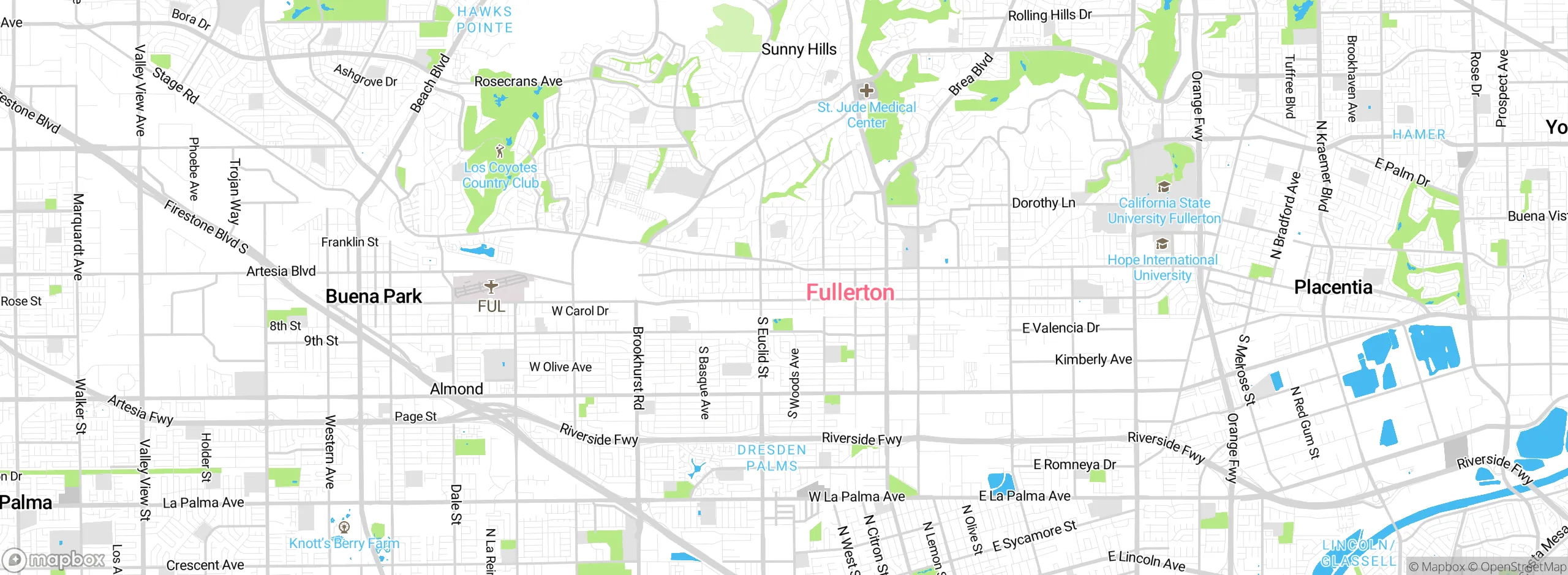 Map showing approximate location