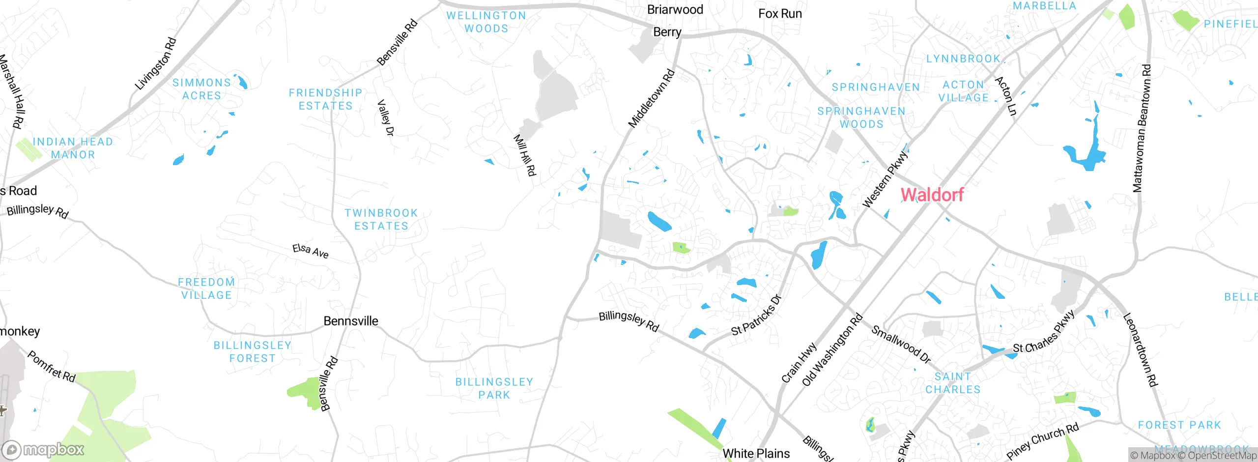 Map showing approximate location