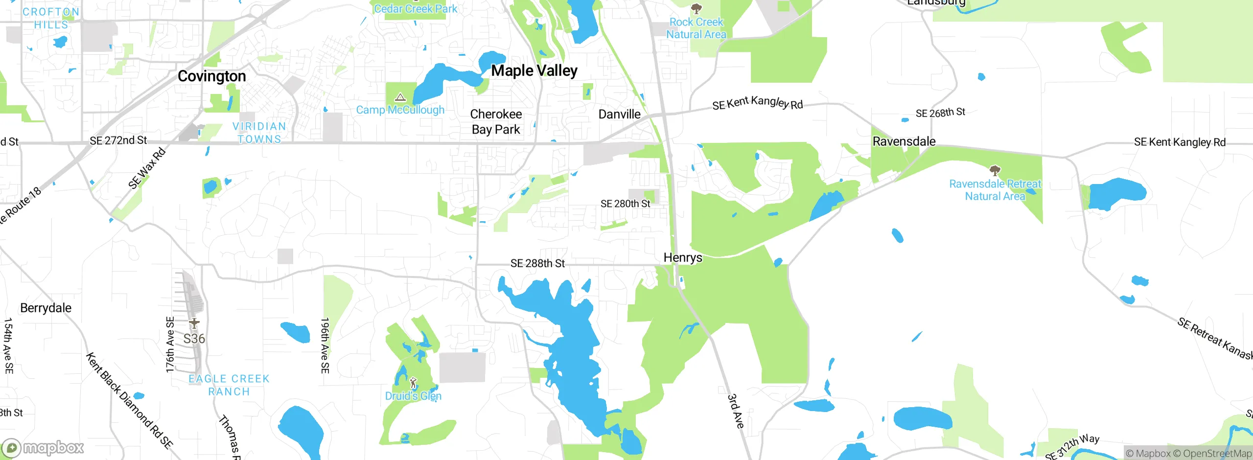 Map showing approximate location