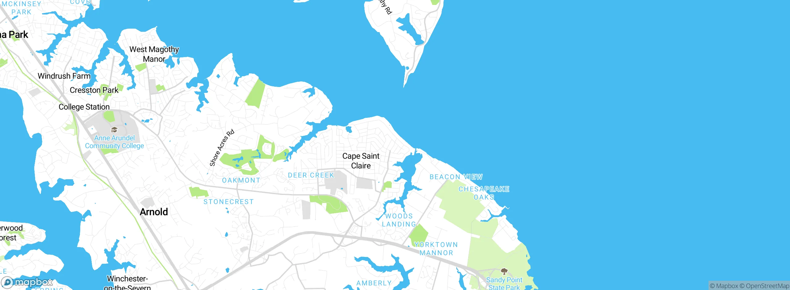 Map showing approximate location