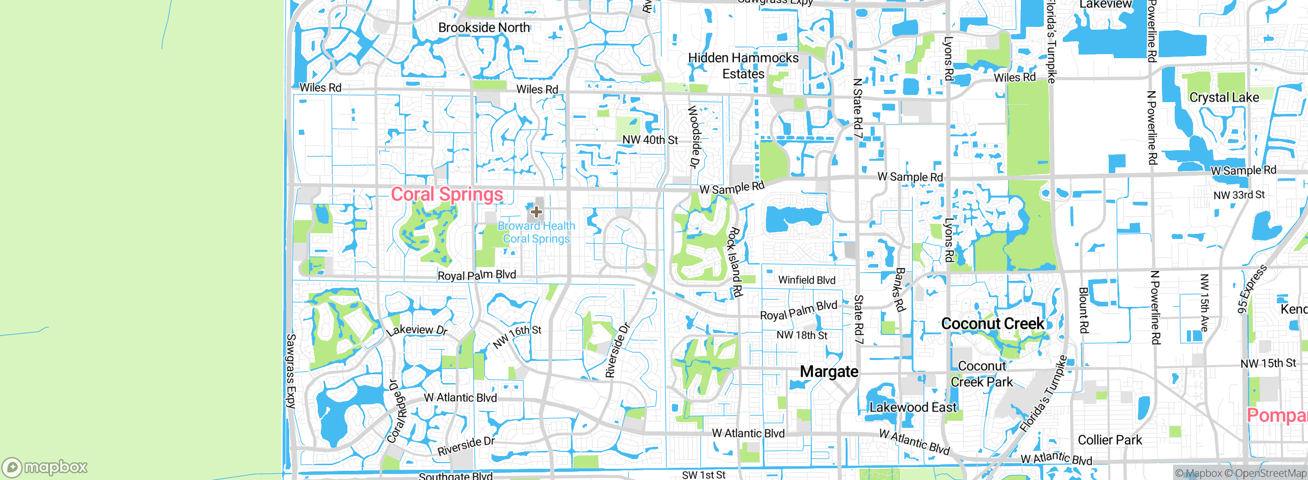 Map showing approximate location