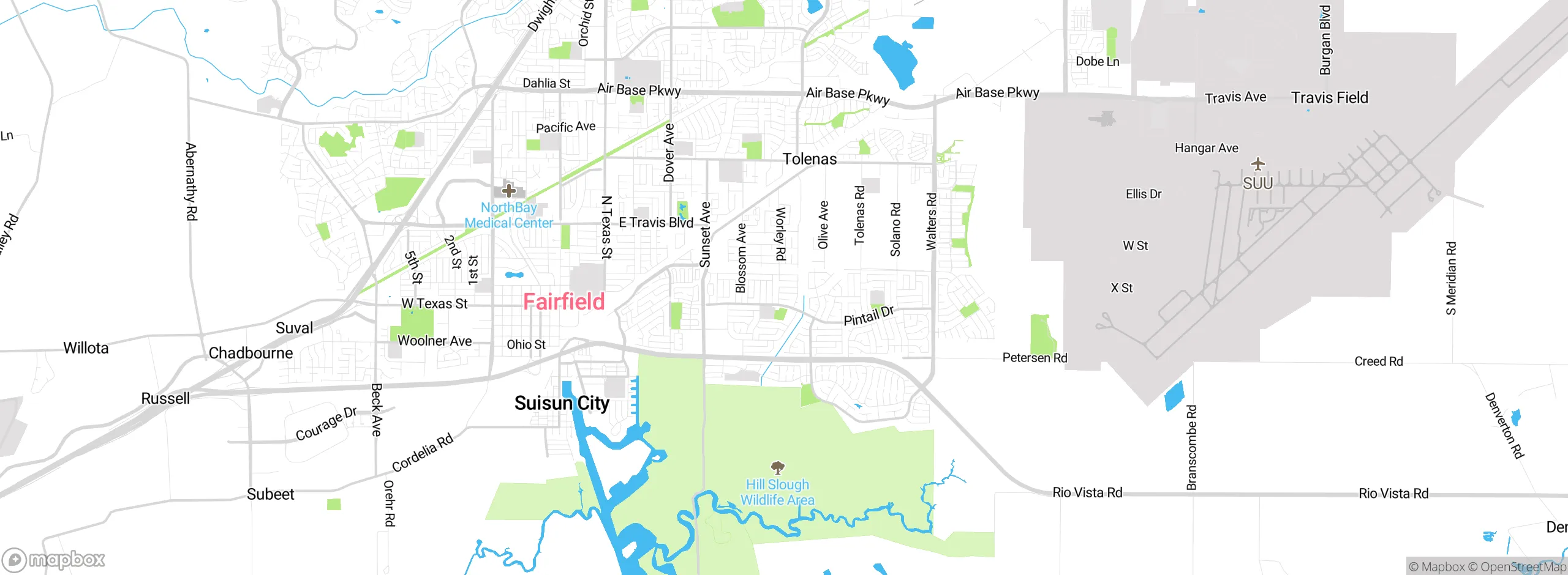 Map showing approximate location