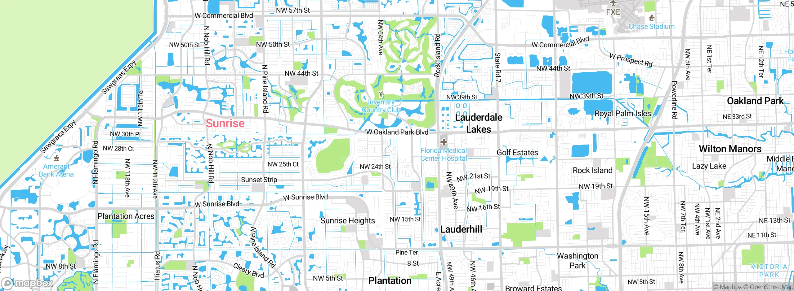 Map showing approximate location
