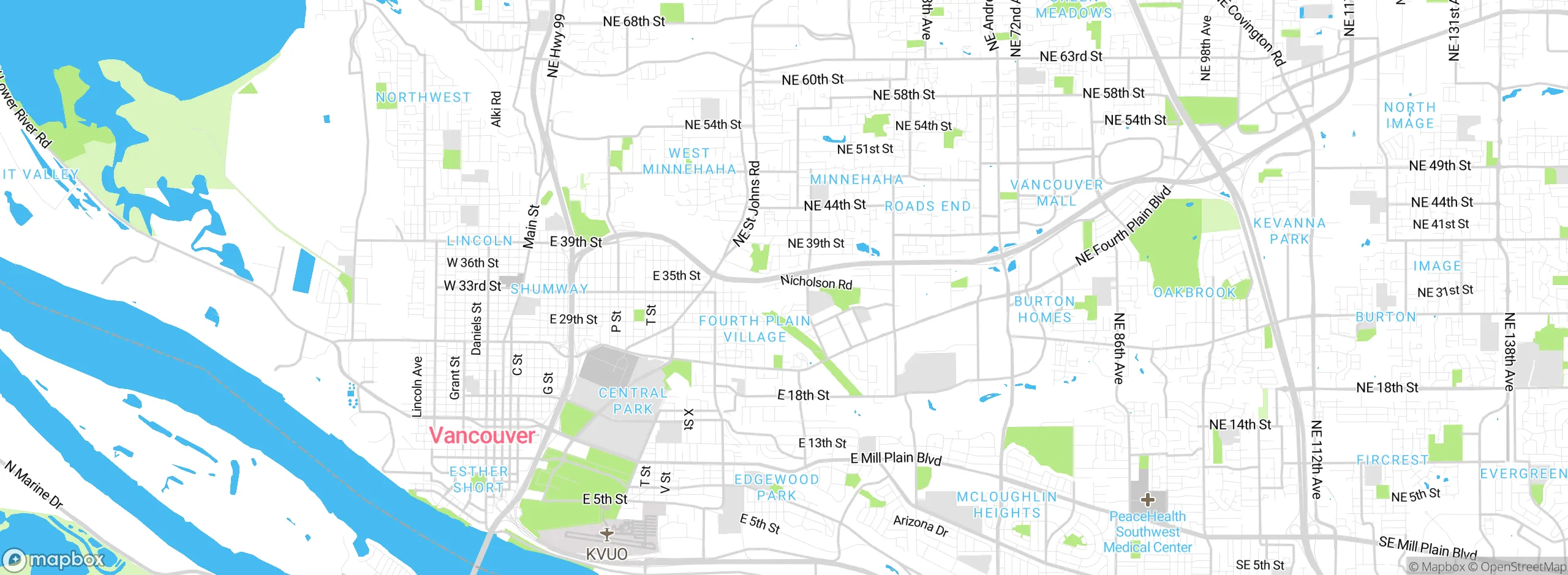 Map showing approximate location