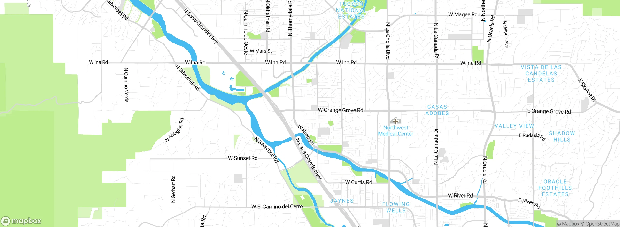 Map showing approximate location