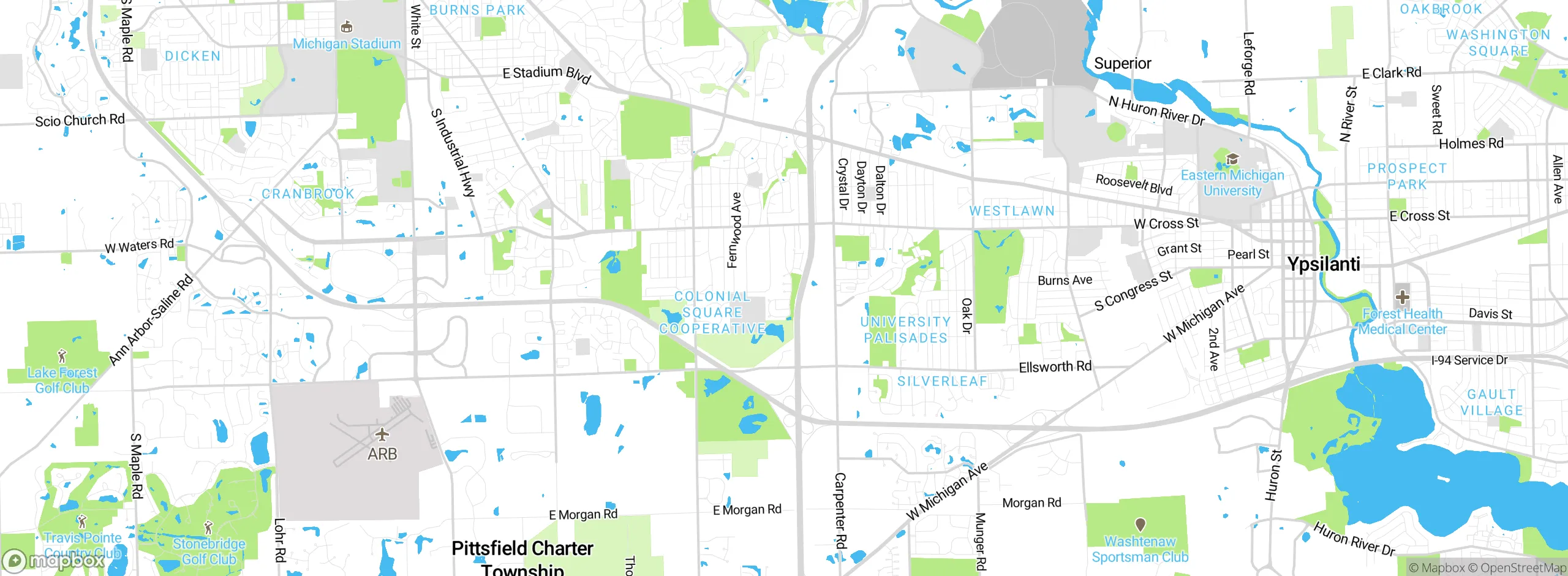 Map showing approximate location