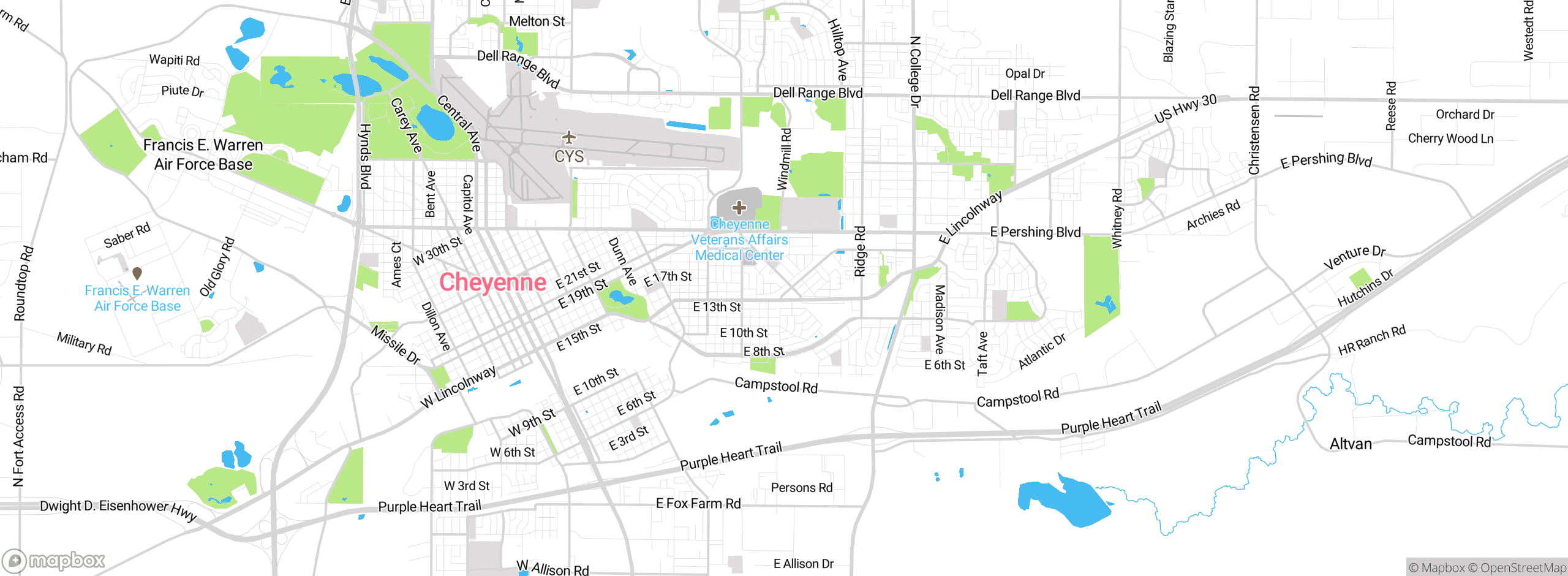 Map showing approximate location