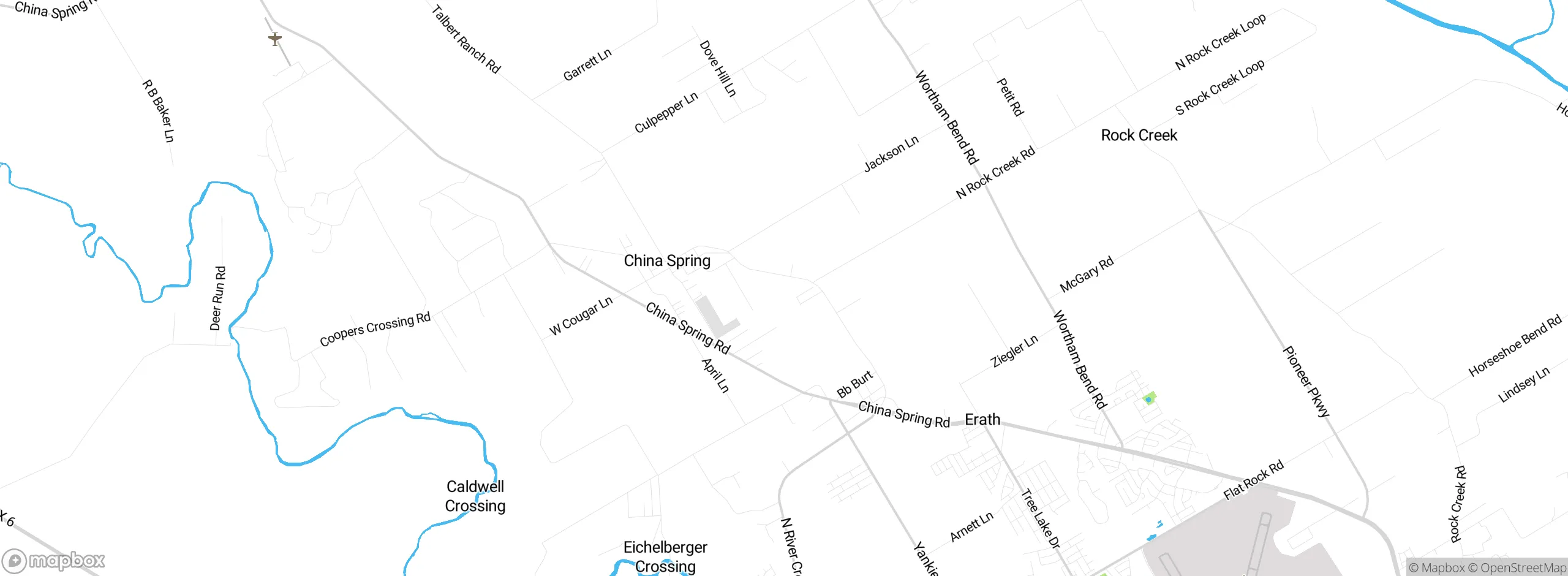 Map showing approximate location