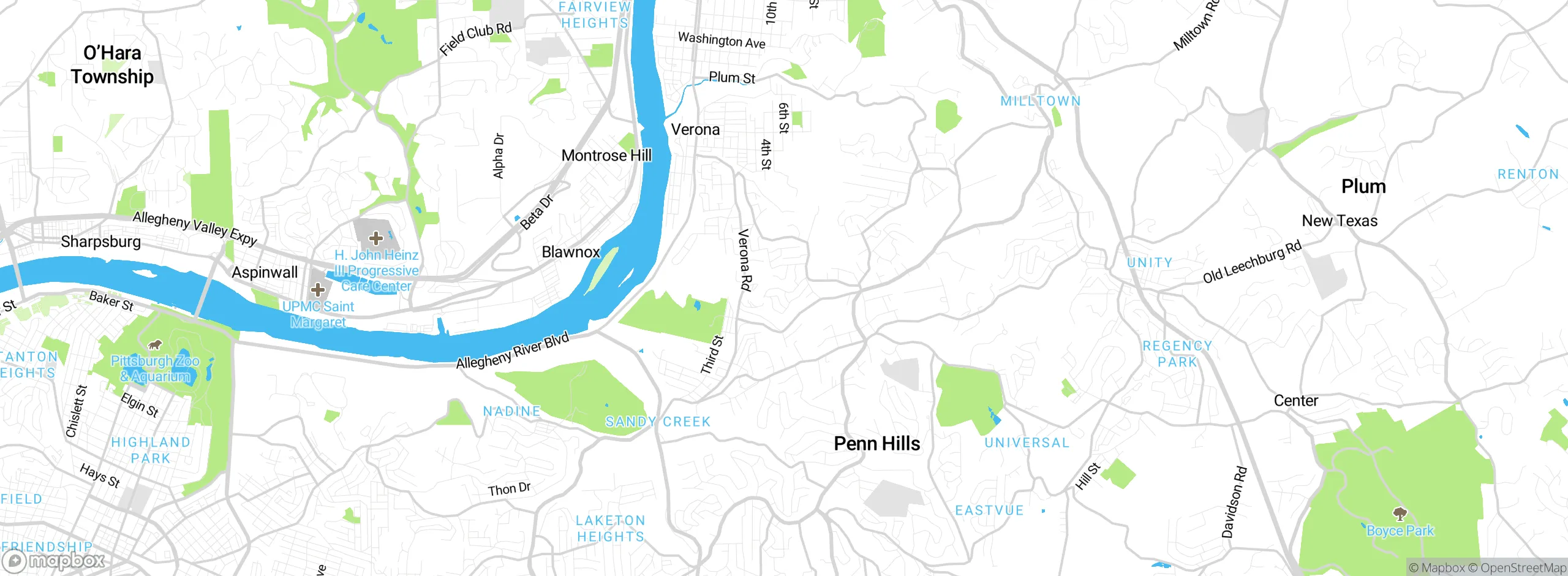 Map showing approximate location