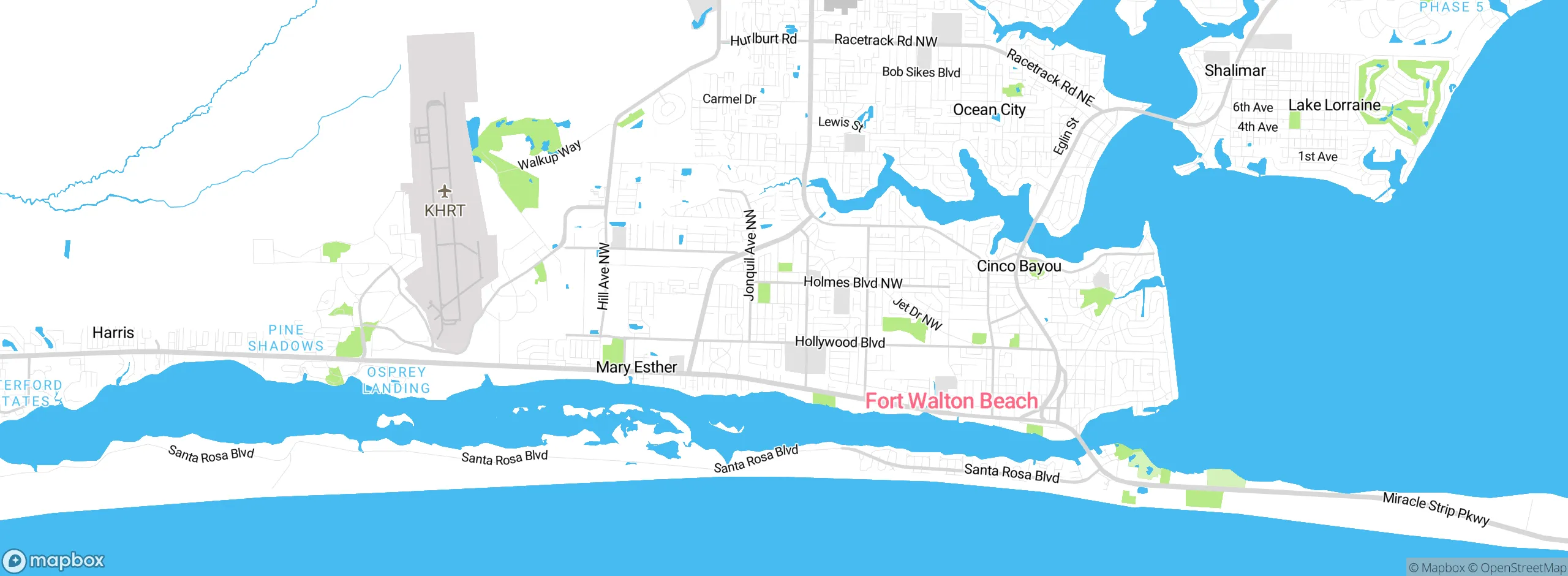 Map showing approximate location