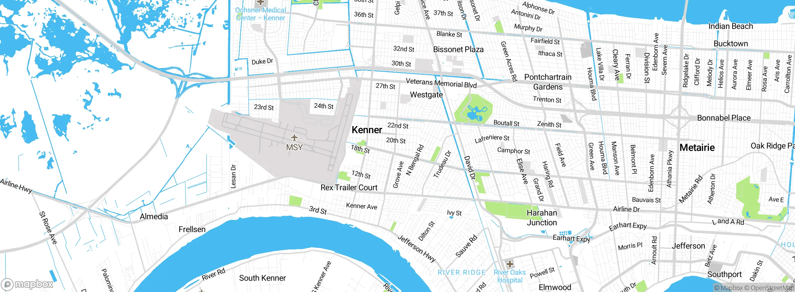 Map showing approximate location