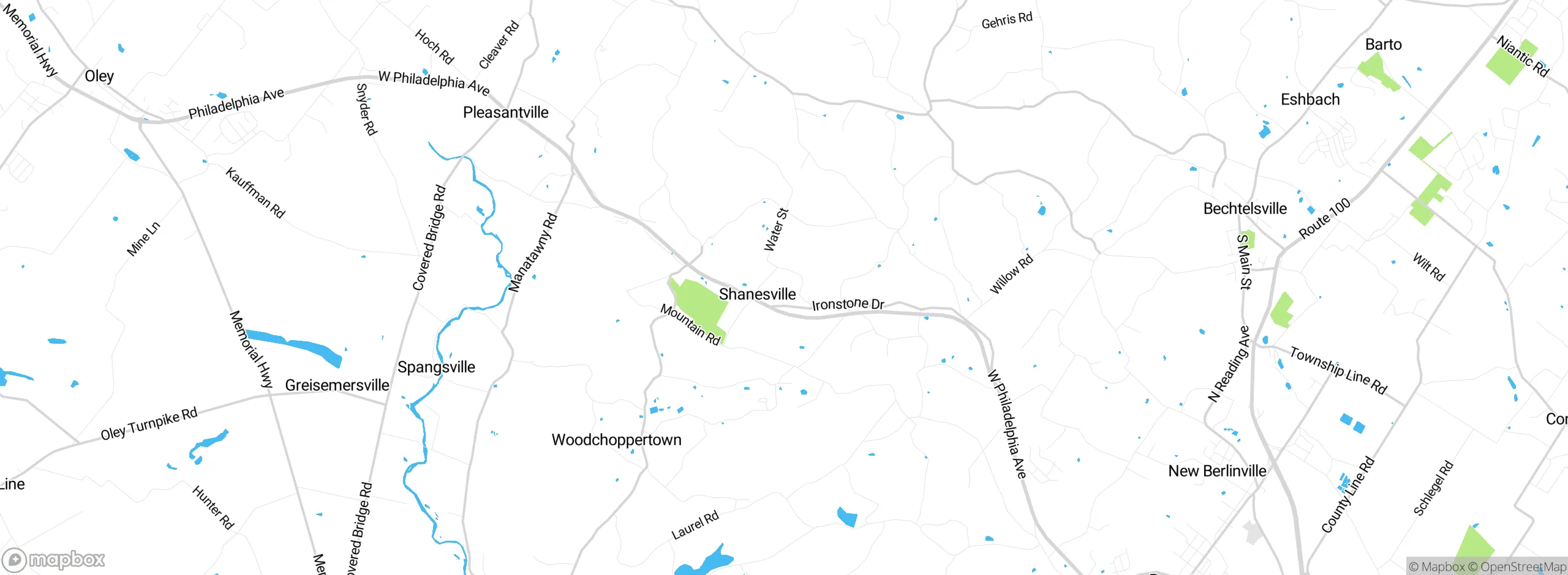 Map showing approximate location