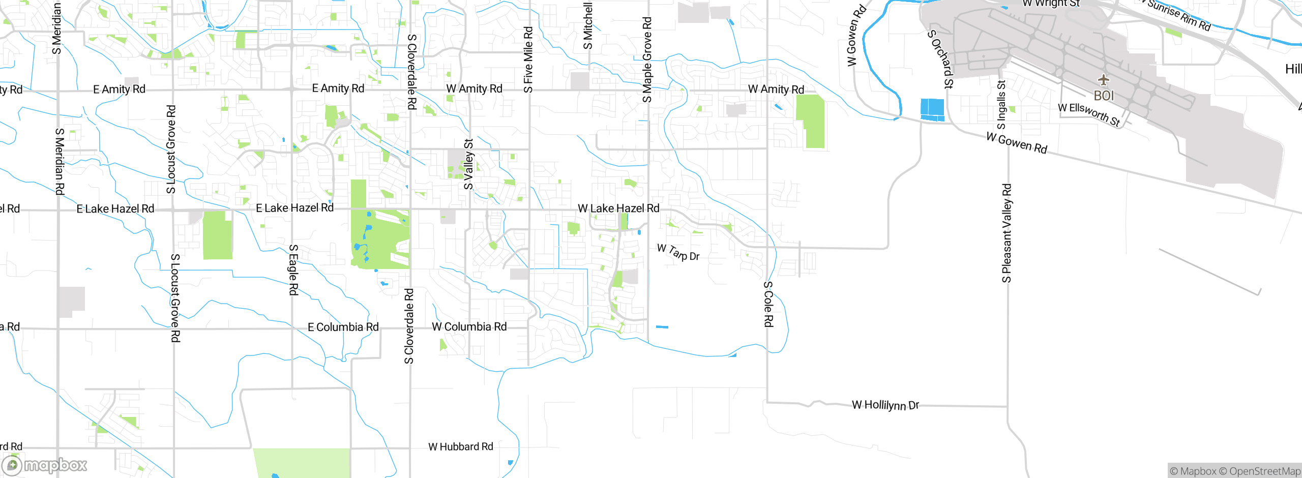 Map showing approximate location