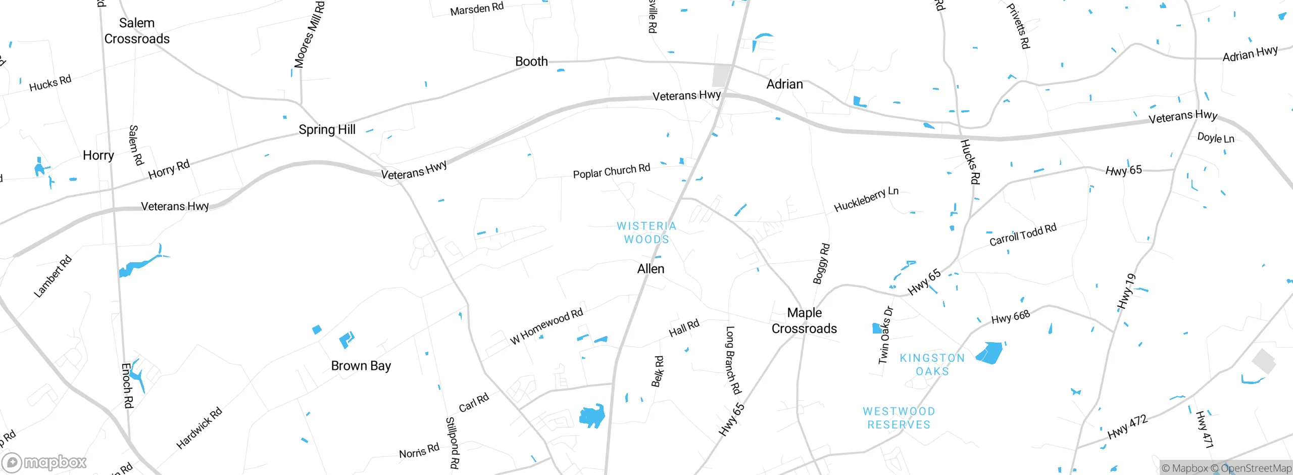 Map showing approximate location