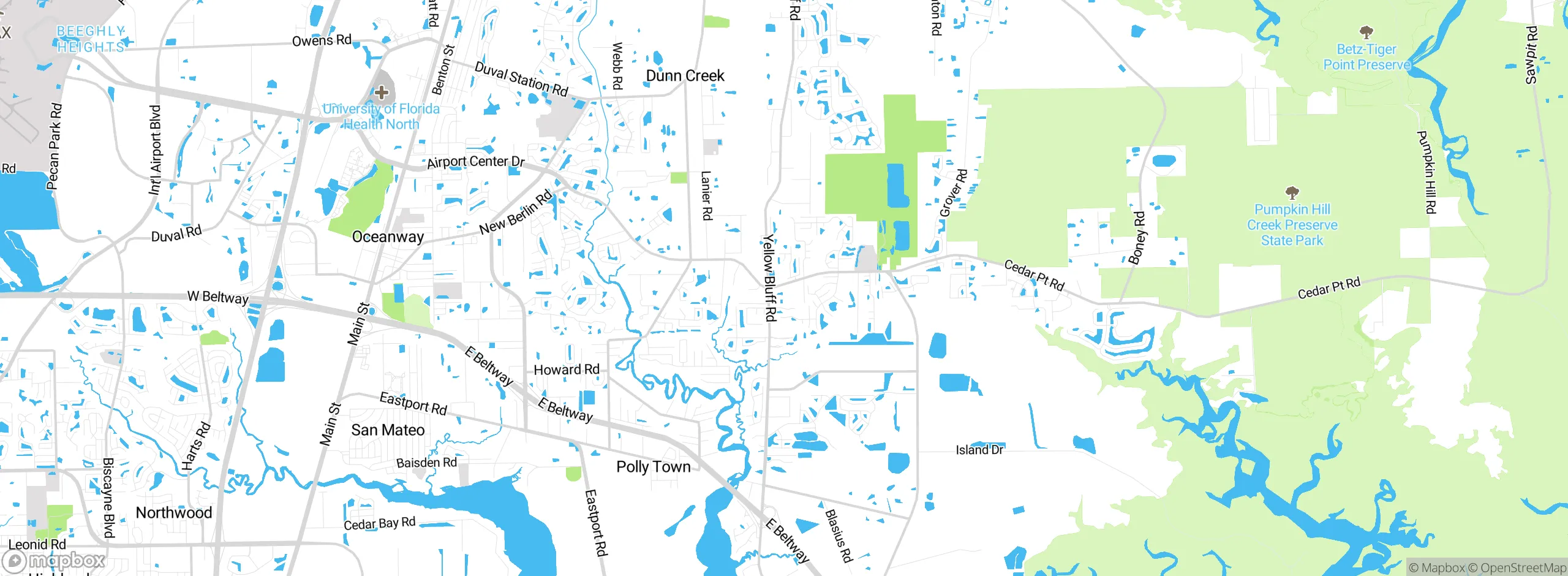 Map showing approximate location