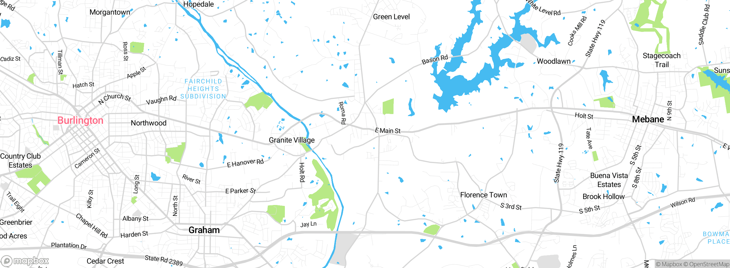Map showing approximate location