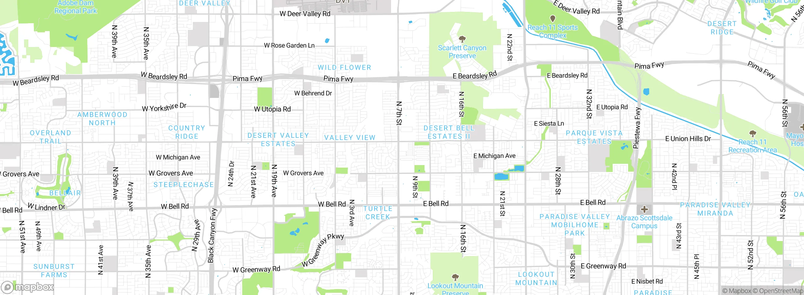 Map showing approximate location
