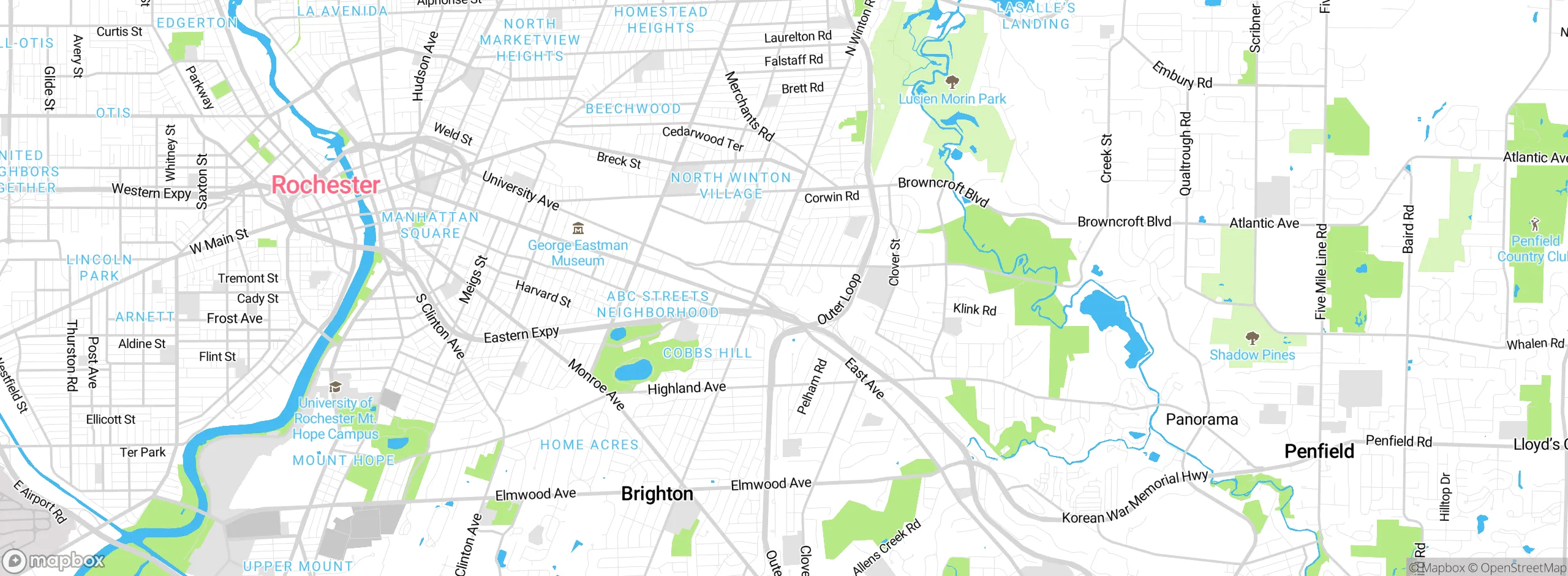 Map showing approximate location