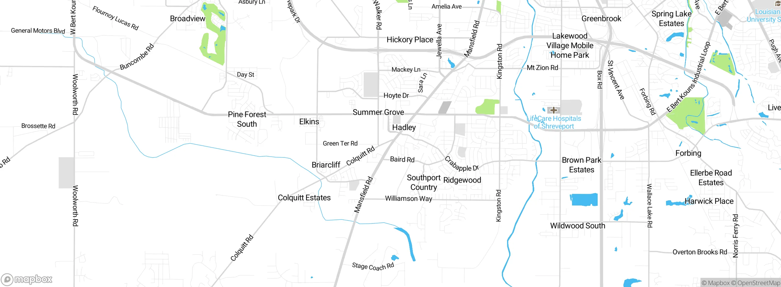 Map showing approximate location