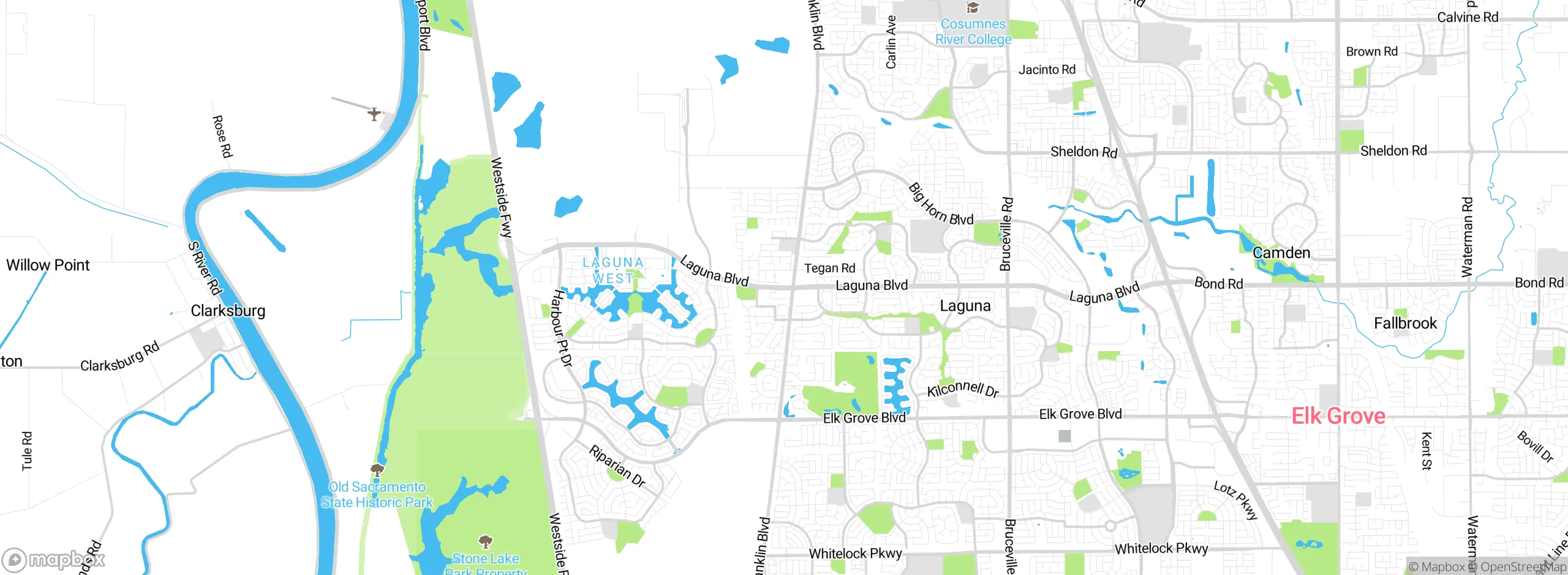 Map showing approximate location