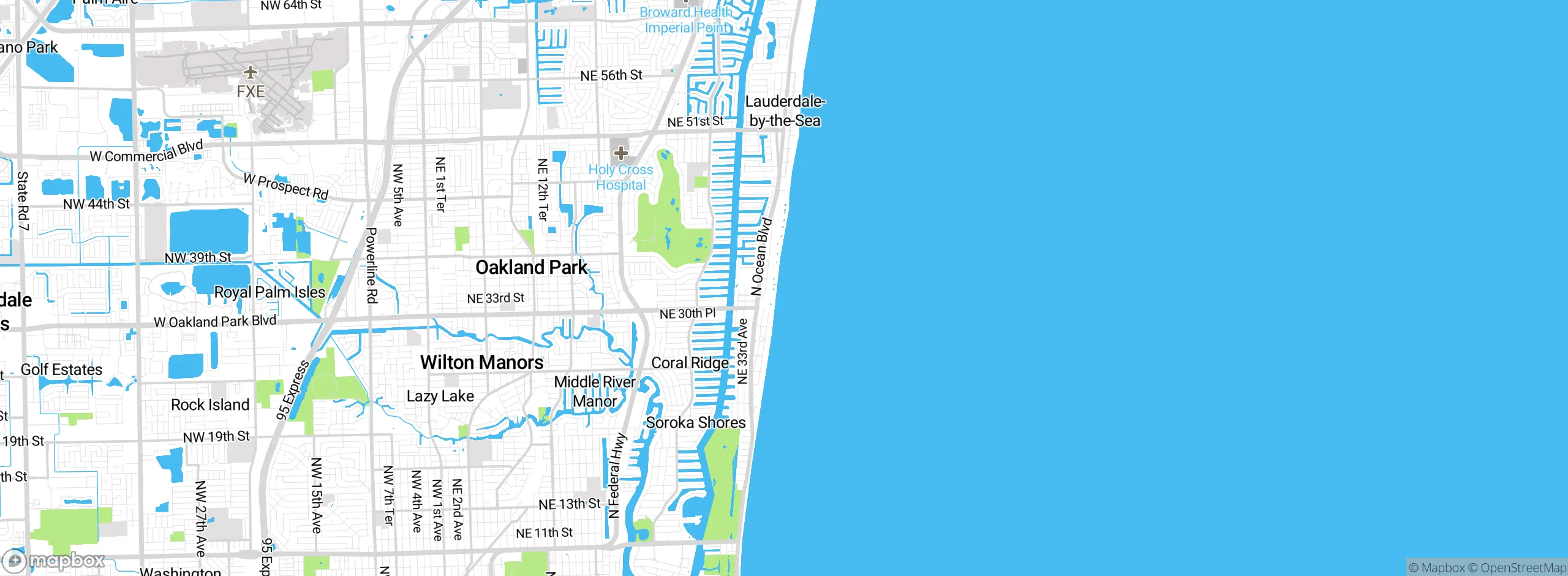 Map showing approximate location