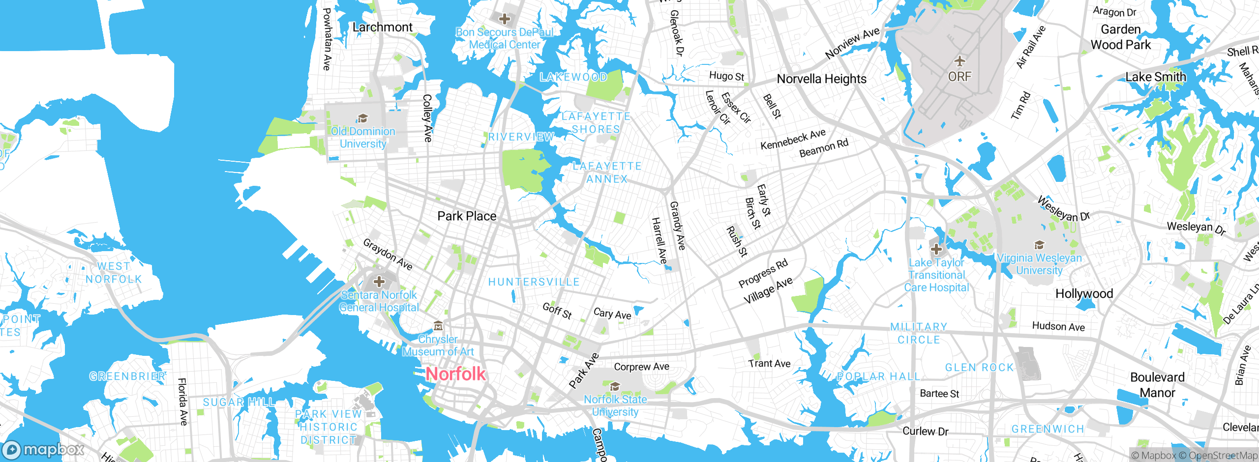 Map showing approximate location