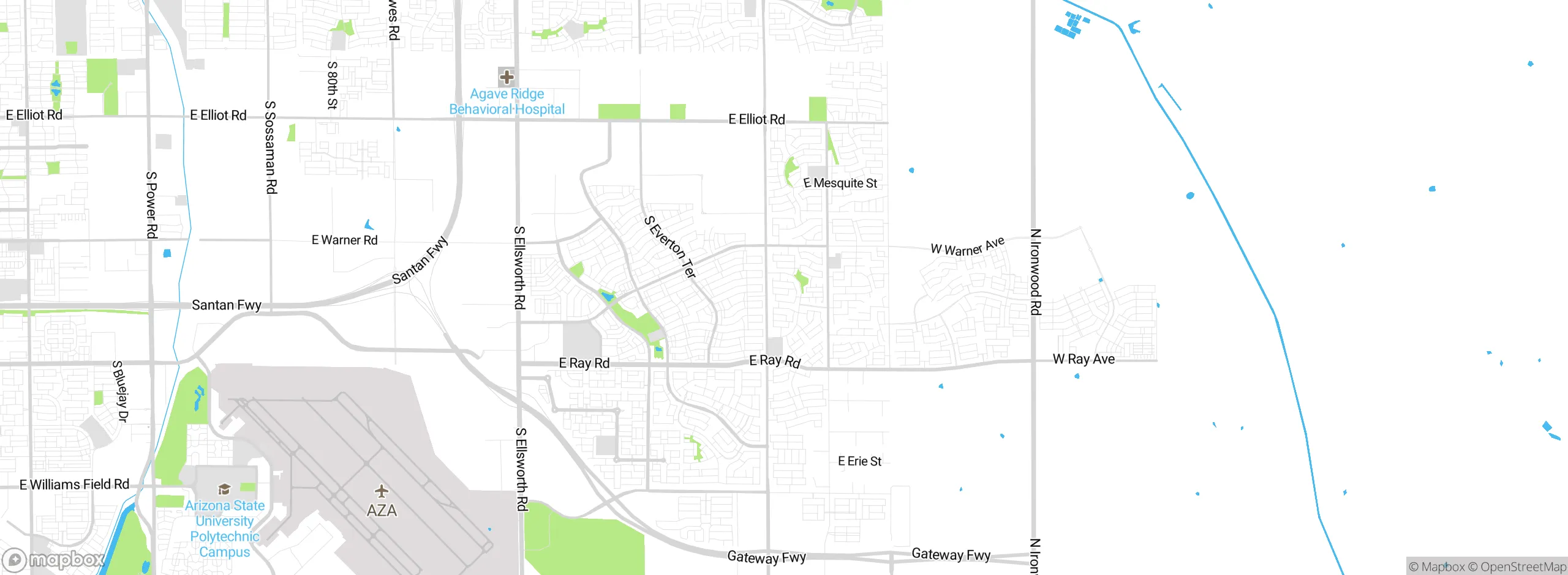 Map showing approximate location
