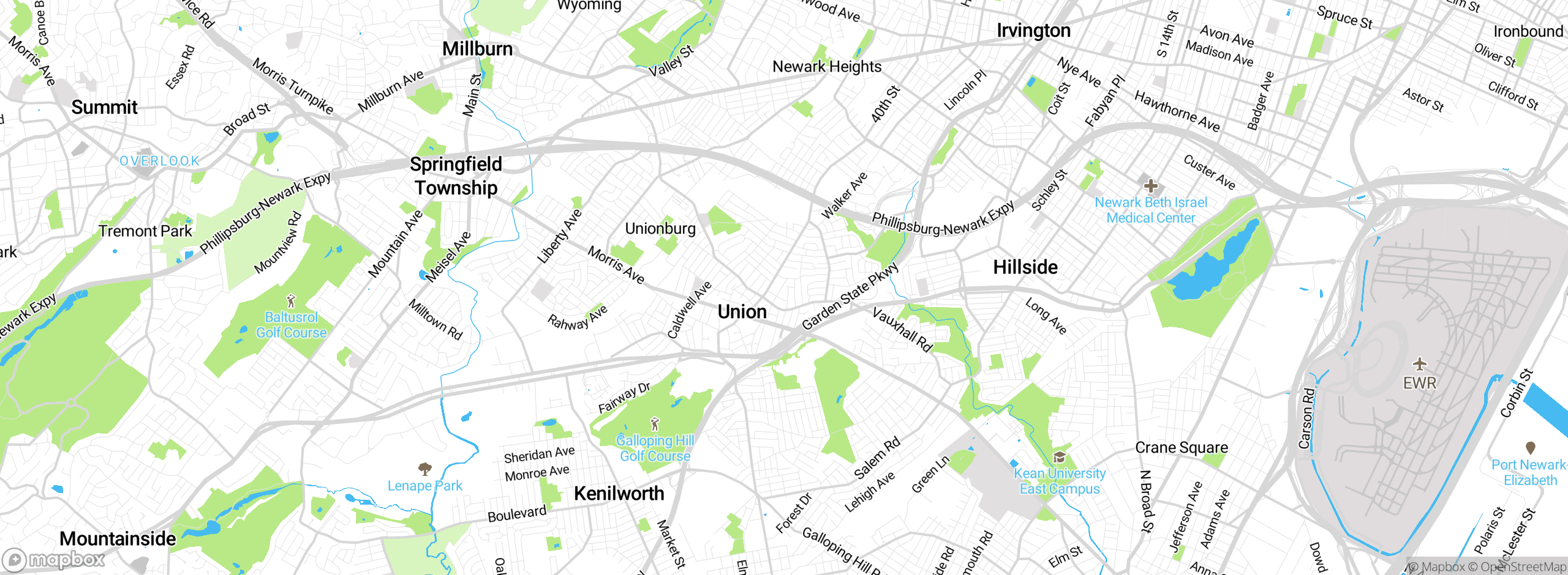 Map showing approximate location