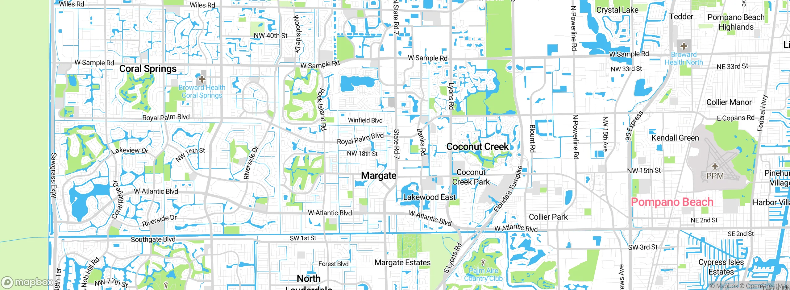 Map showing approximate location