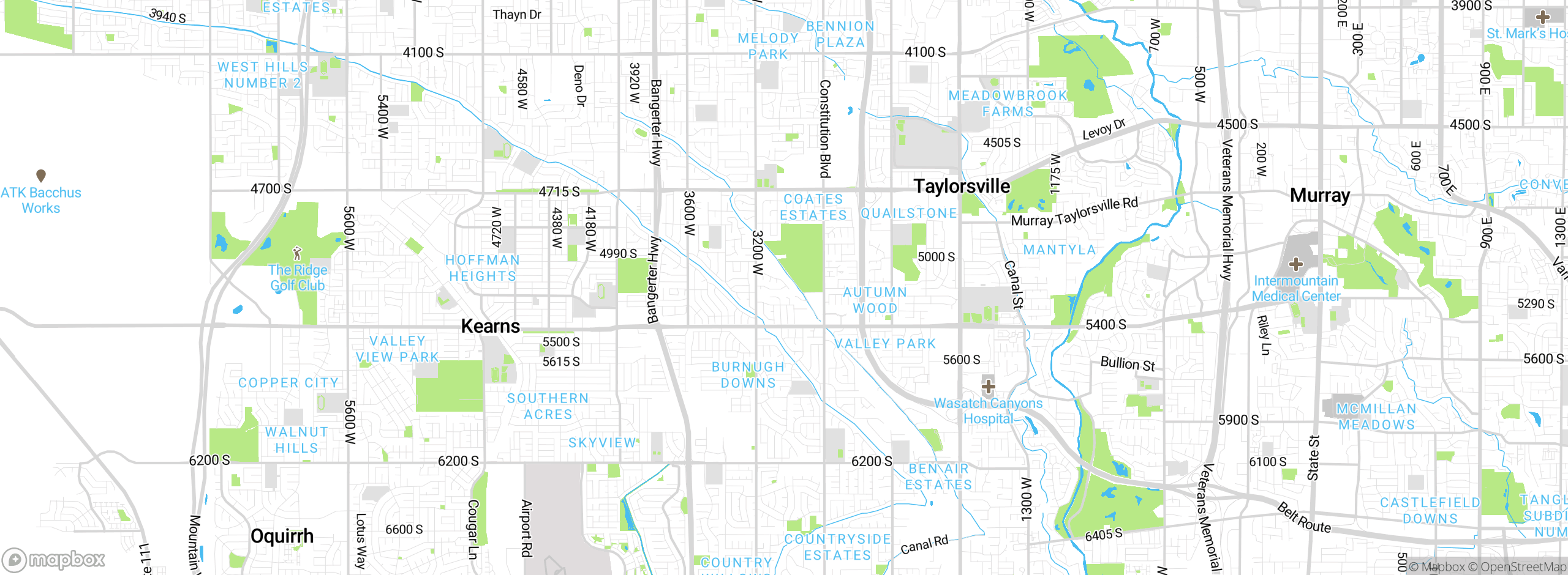 Map showing approximate location