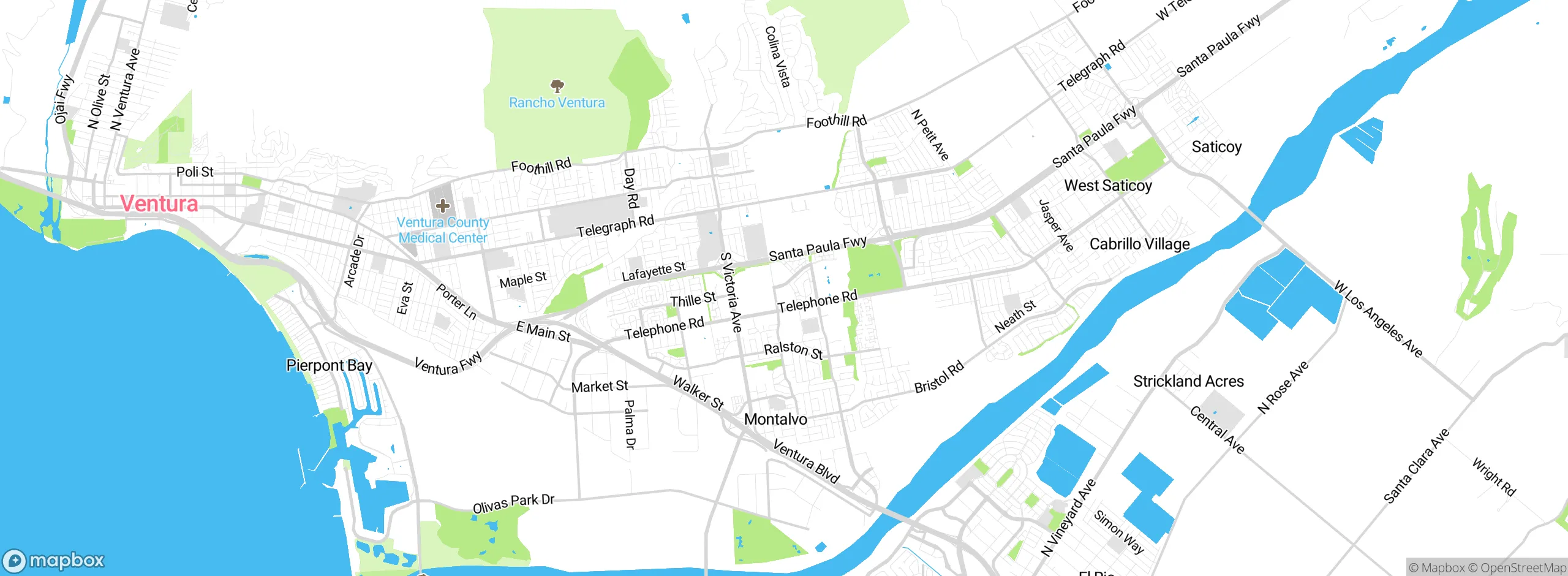 Map showing approximate location