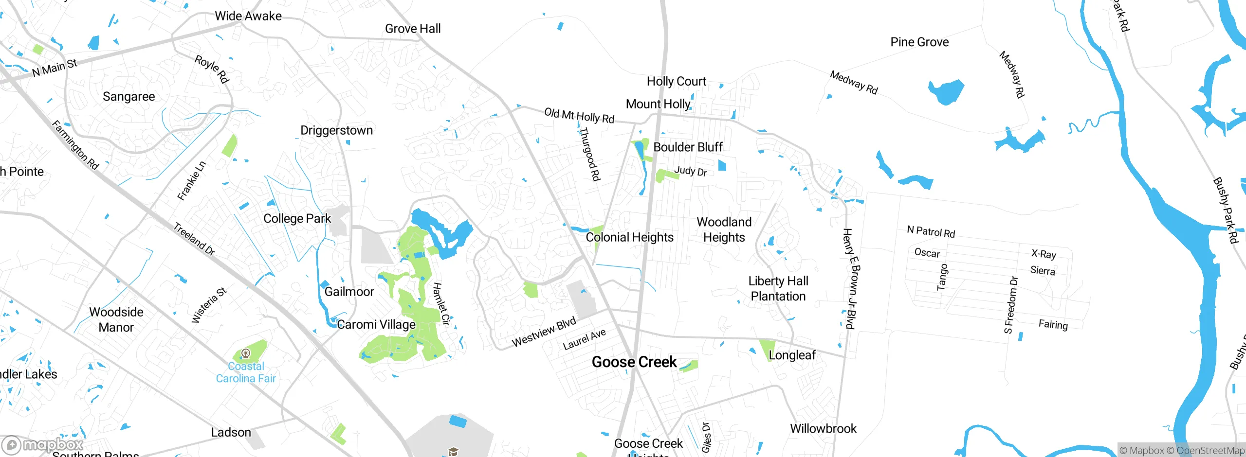 Map showing approximate location