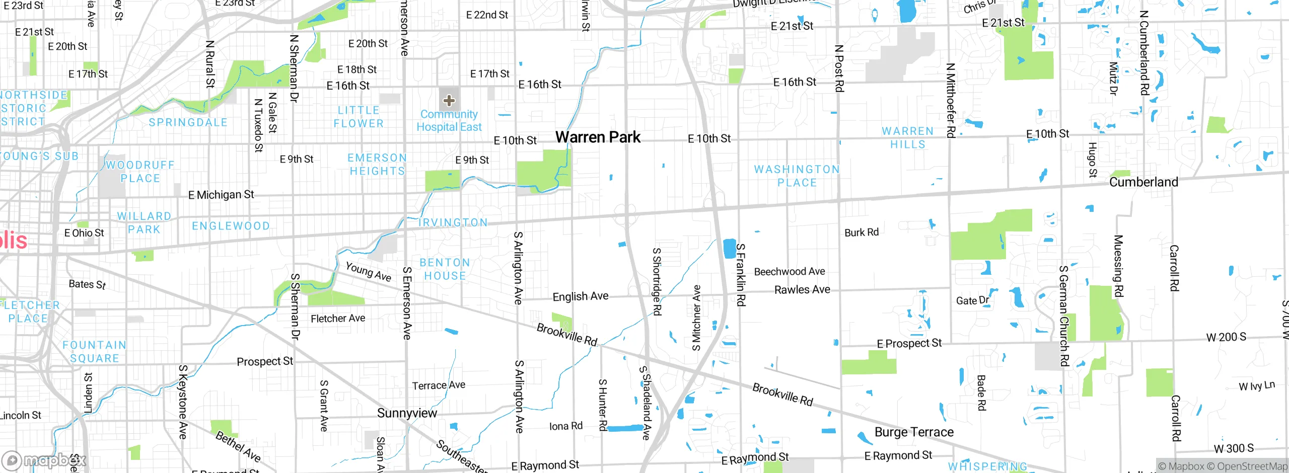 Map showing approximate location