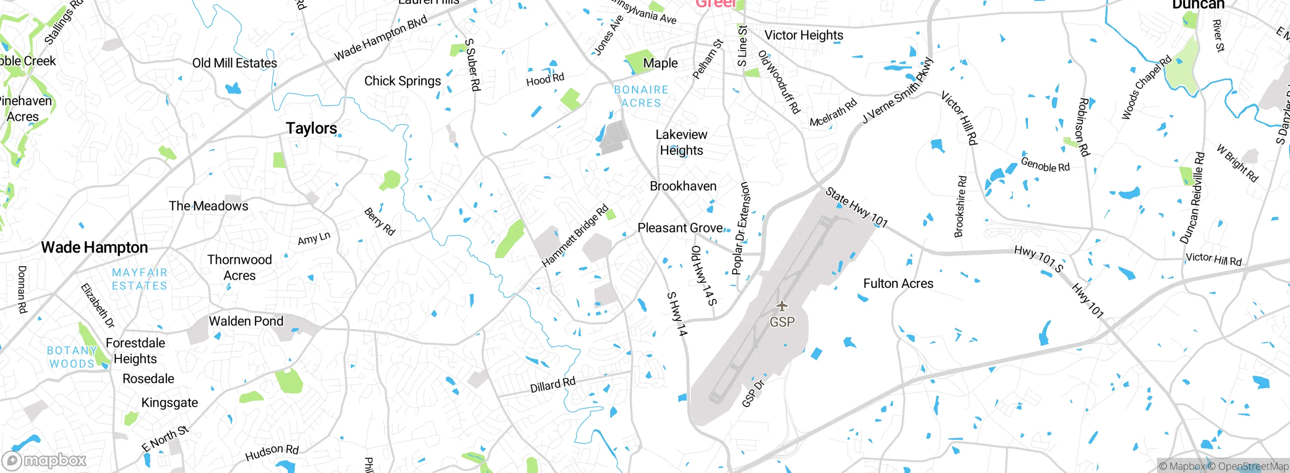 Map showing approximate location