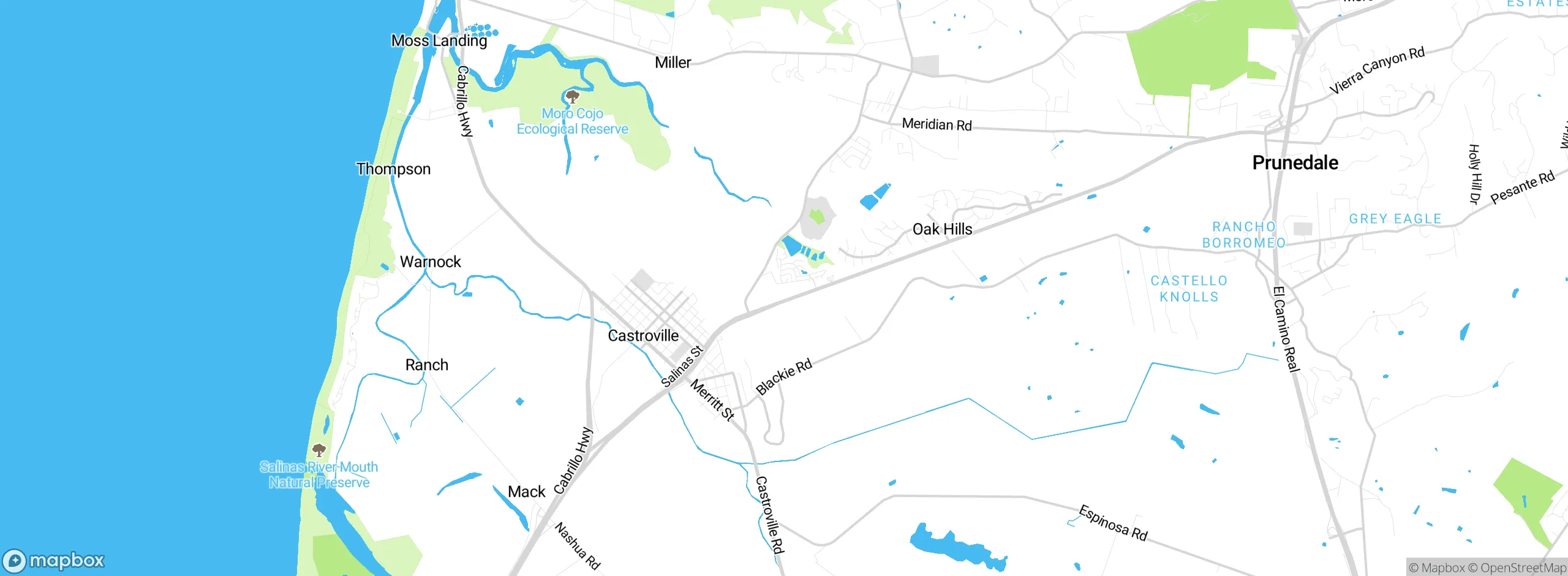Map showing approximate location