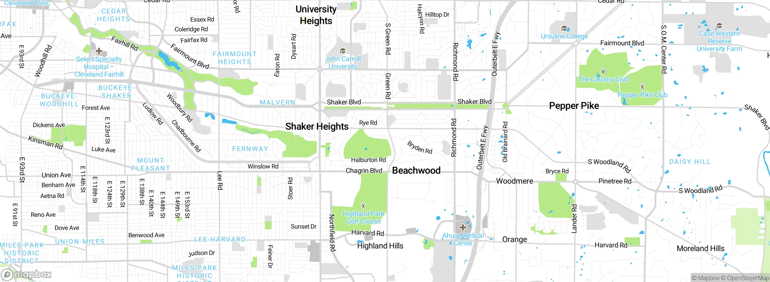 Map showing approximate location