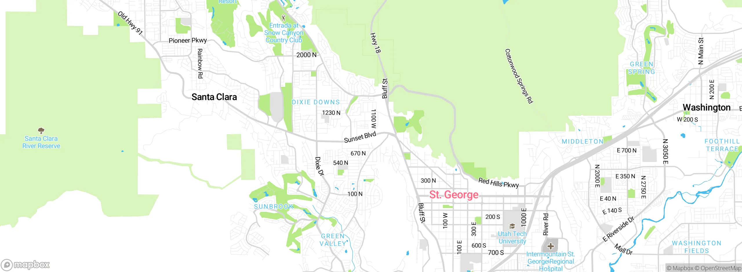 Map showing approximate location