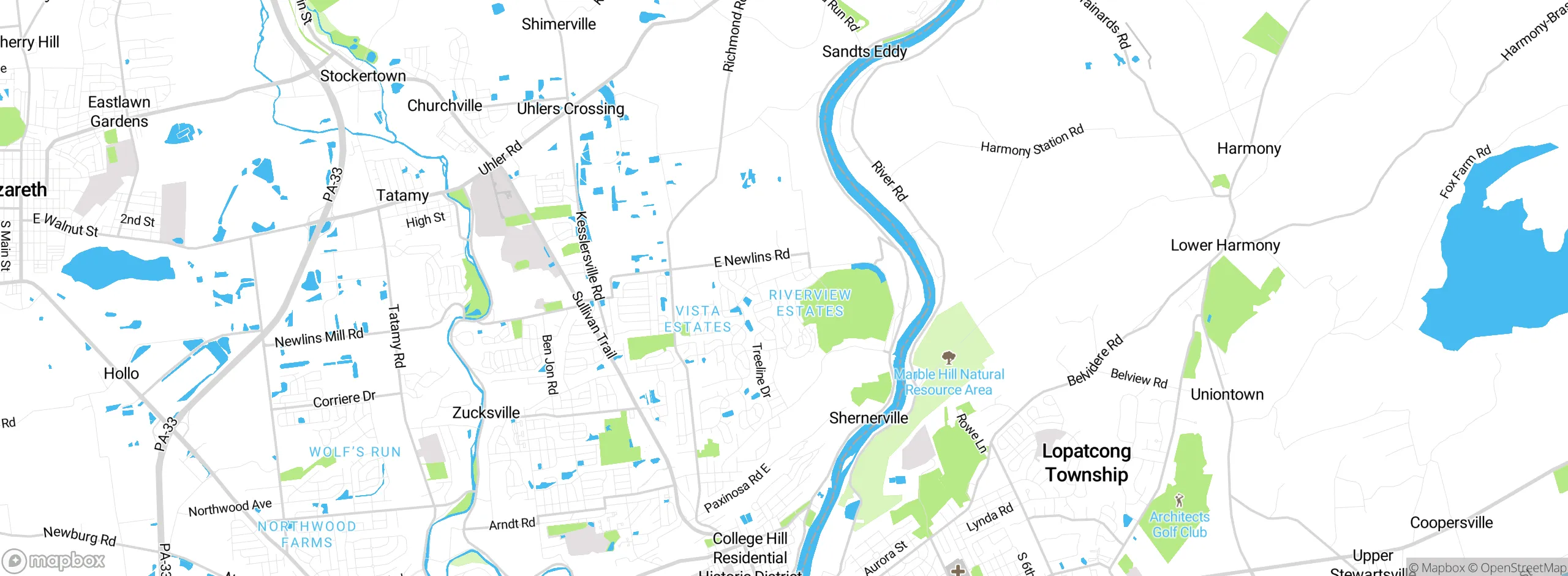 Map showing approximate location