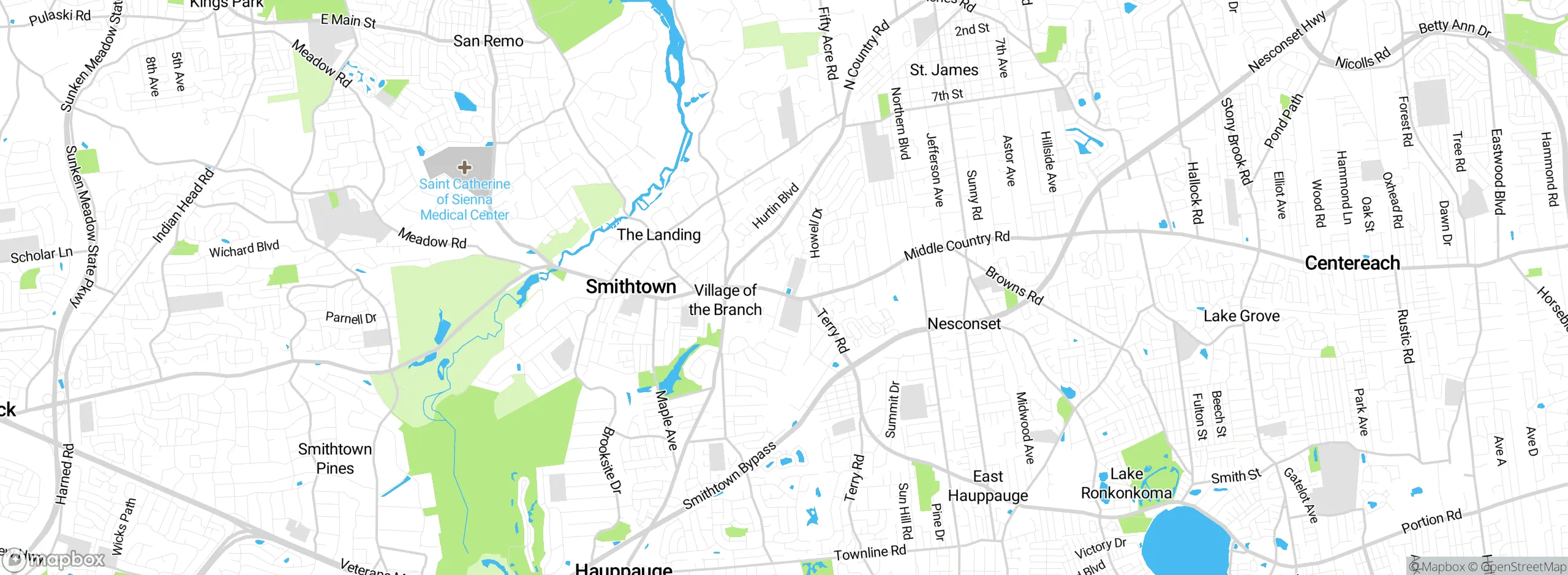 Map showing approximate location