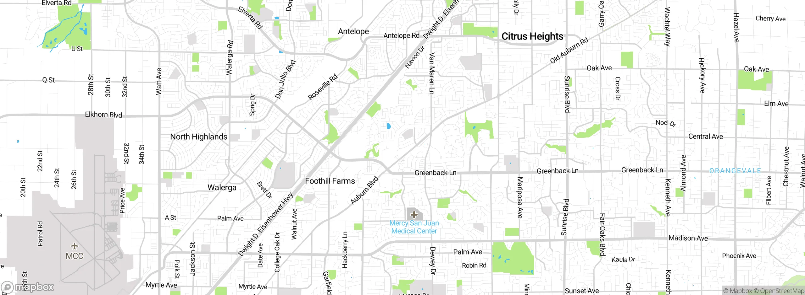 Map showing approximate location