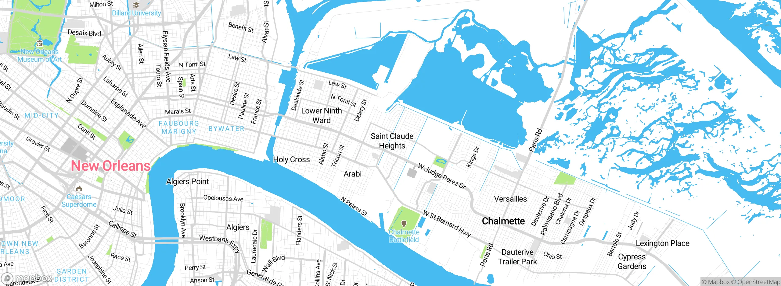 Map showing approximate location