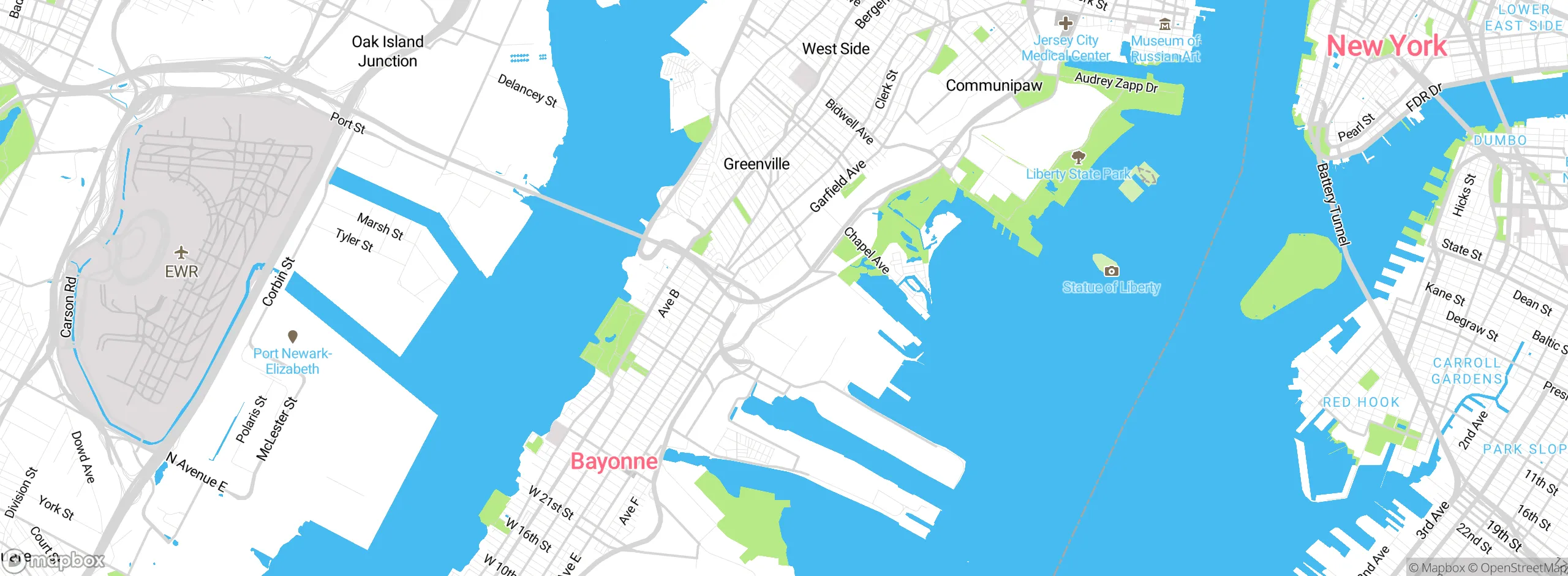 Map showing approximate location