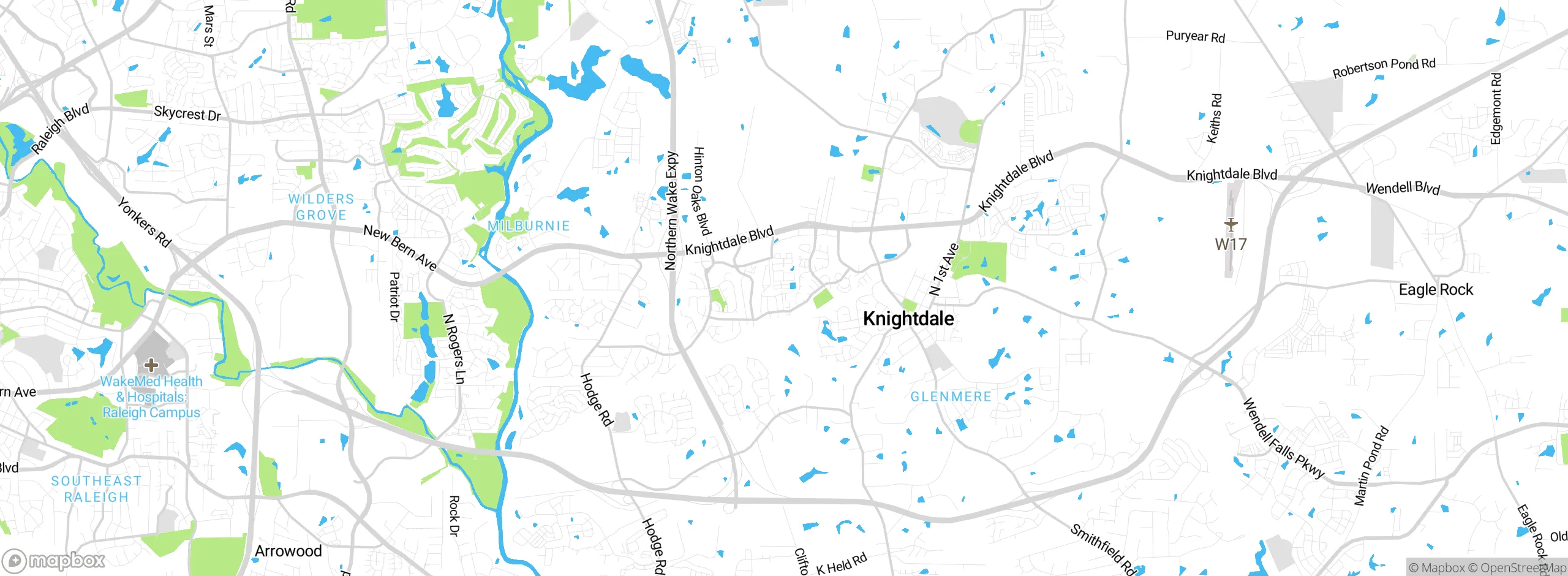 Map showing approximate location