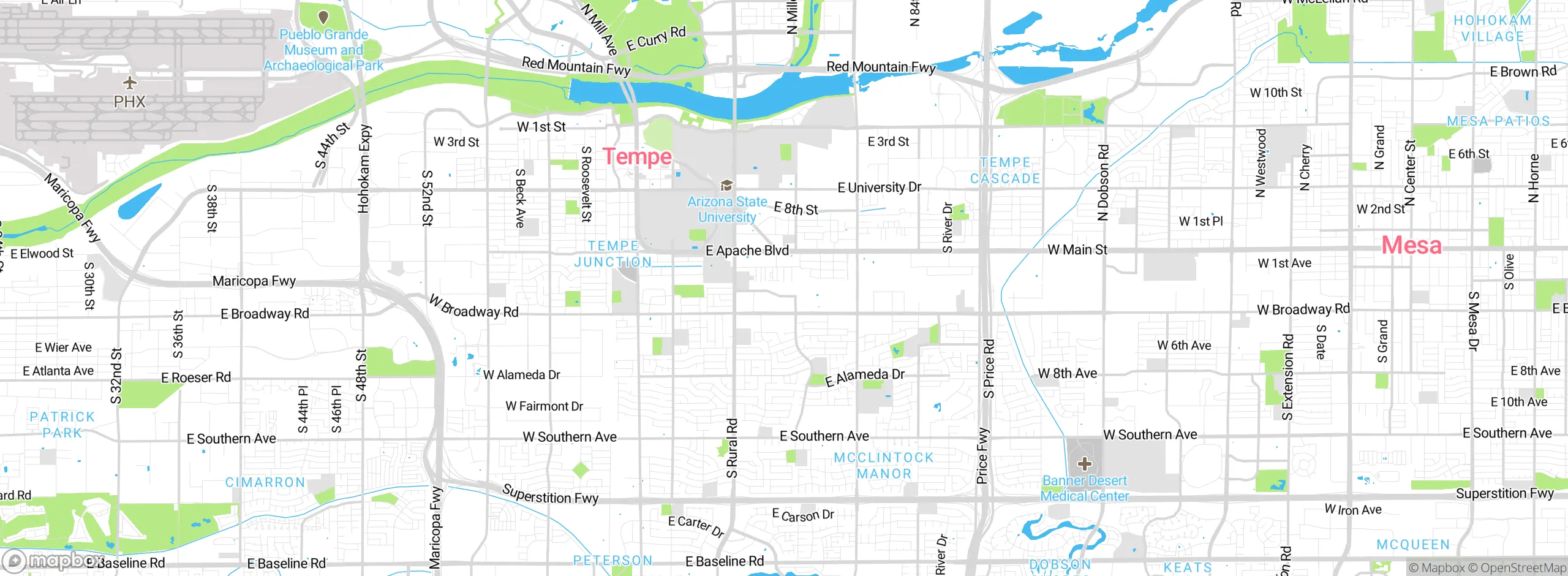 Map showing approximate location