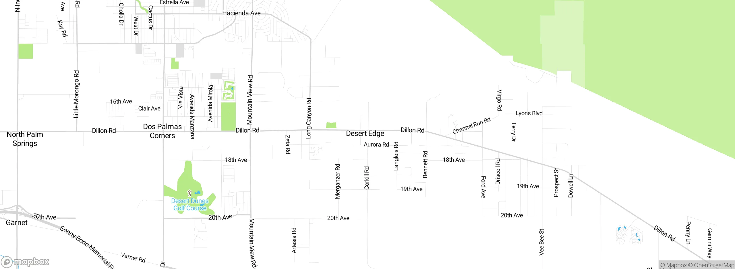Map showing approximate location