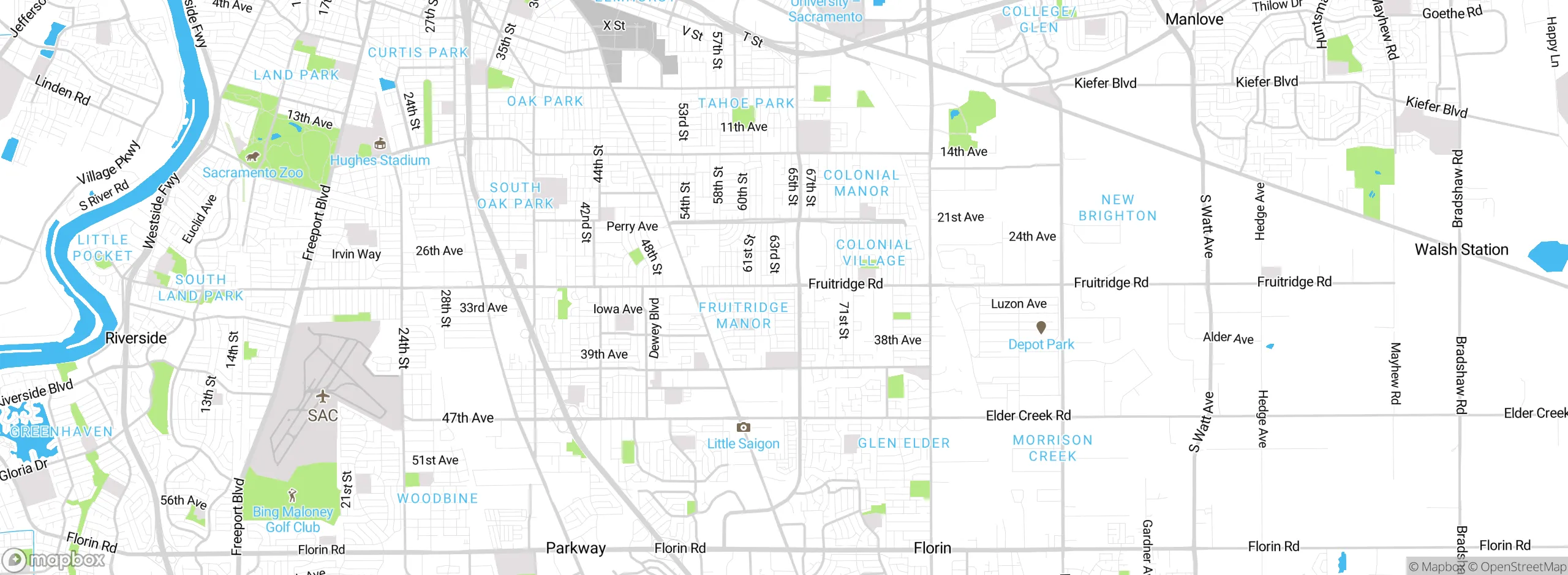 Map showing approximate location