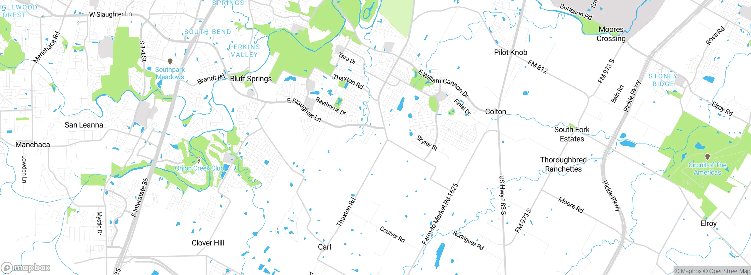 Map showing approximate location