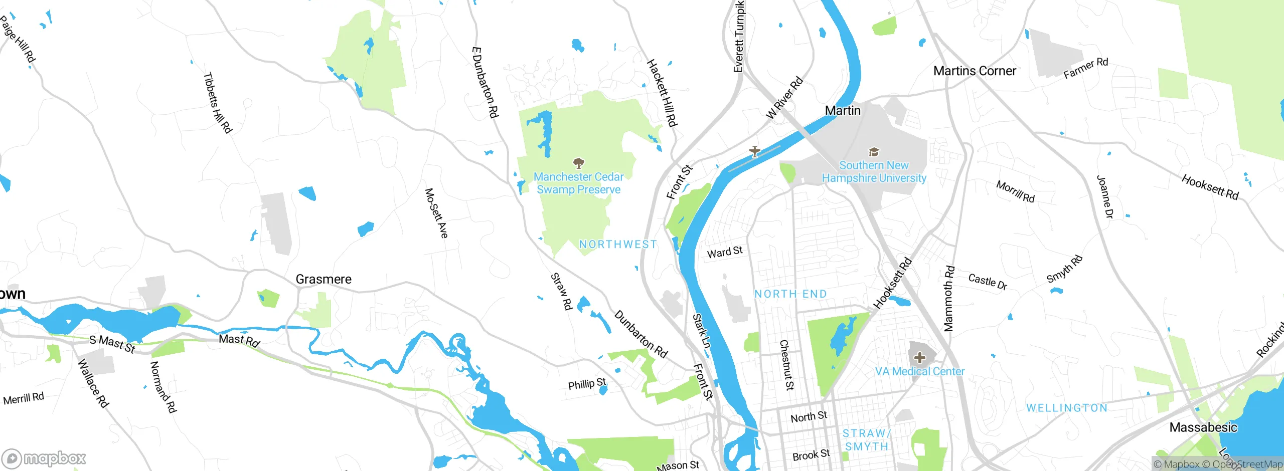 Map showing approximate location